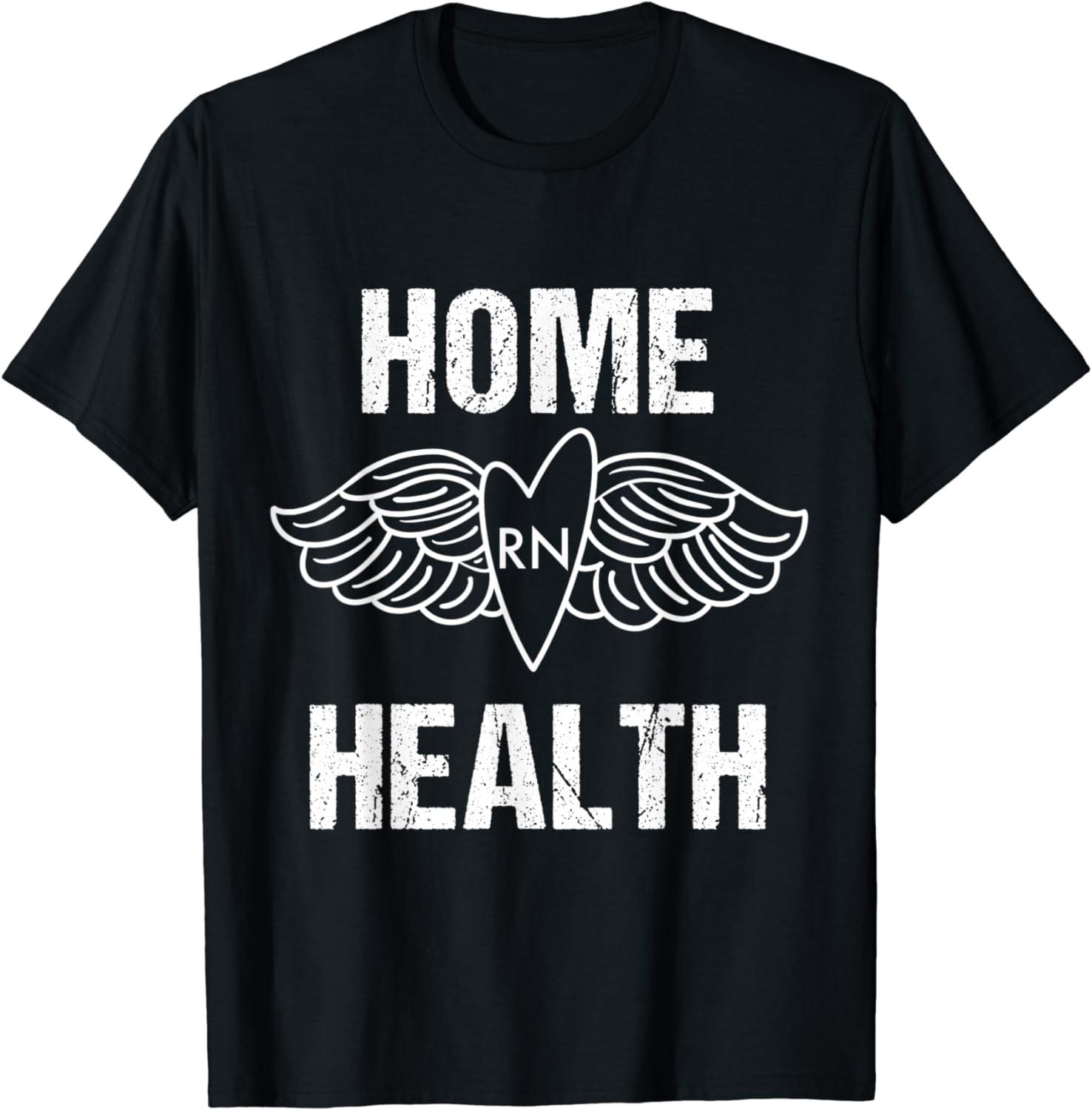Nurse Angel Wings Home Health TShirt