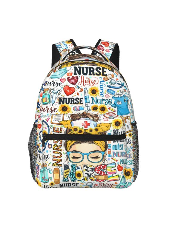 Nurse Appreciation Gift Backpack Lightweight Travel Bag for Men and Women