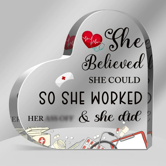 Nurse Appreciation Gifts, Funny With Inspirational Quote, Nurses Gifts Nurses Week Gifts Paperweight Keepsake For Home Office Table Shelf