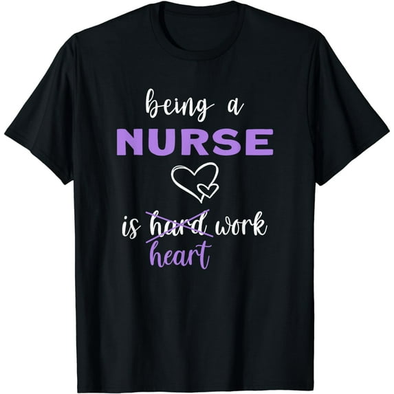 Nurse Appreciation Nurses Week Gifts Heart Work Nurse T-Shirt