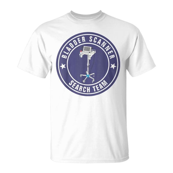 Nurse Bladder Scanner Search Team Ed Er Icu Med Surg N TShirt