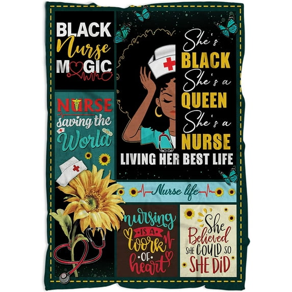 Nurse Blanket Gift for Women 2024, Nurse Gifts for Nurses Day Nurse Week, Birthday Blanket Gift for New Nurses Nursing Friend, Retired RN Gift, Nurse Graduation Gifts, Nurse Practitioner Gifts
