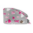 thumbnail image 1 of Nurse Cap for Women featuring Vibrant Prints crafted with Breathable Cotton for Nursing Healthcare and Kitchen Food Service with Adjustable Ties White, 1 of 6