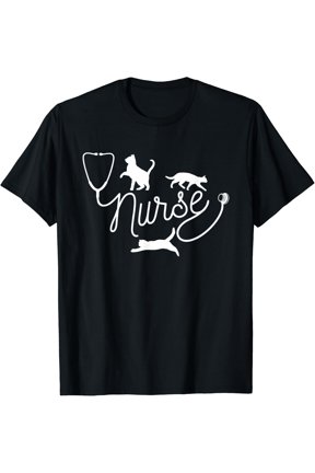 Nurse Cat Mom - Rn Nurse And Cat Lovers T-Shirt Size S-5XL