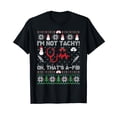thumbnail image 1 of Nurse Christmas Stethoscope RN LPN Scrub X-mas I'm Not Tachy Vintage Men Casual T-Shirt, 1 of 5