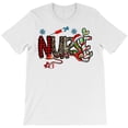 thumbnail image 1 of Nurse Christmas Themed Medical and Festive Graphic Design for Holiday G27883 Unisex T-Shirt, Up to Size 5XL, 1 of 2