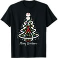 thumbnail image 1 of Nurse Christmas Tree Shirt Stethoscope Nursing NICU RN LPN T-Shirt, 1 of 3
