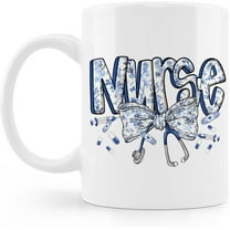 Nurse Coffee Mug Cup, Nurse Appreciation Gifts, Nursing Nurses Day Week Gifts for Women, Trendy Nursing Supplies Ceramic Coffee Mug 11 oz
