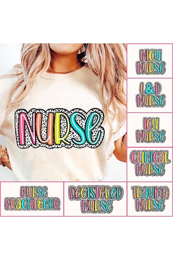 Nurse Dalmatian Bundle Dalmatian Dots Nurse stuff Nicu Nurse ICU Nurse Retro Nurse Nurse P