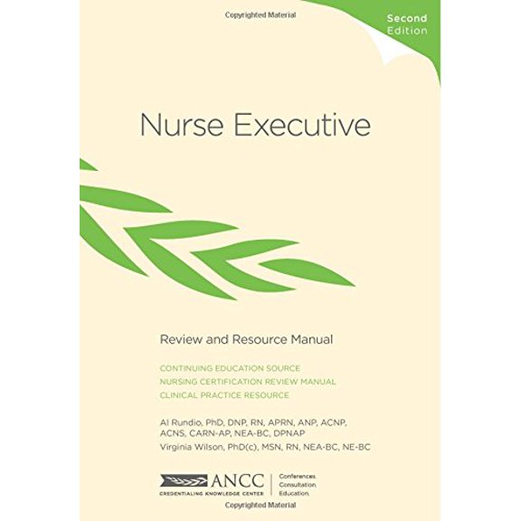 Pre-Owned Nurse Executive Review and Resource Manual, 9781935213345, 1935213342, Paperback, 2 edition