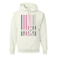 thumbnail image 1 of Nurse Flag Heartbeat Hero Caregiver Nurse Gift | Mens Independence Day Hooded Sweatshirt Graphic Hoodie, White, X-Large, 1 of 4