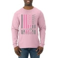 thumbnail image 1 of Nurse Flag Heartbeat Hero Caregiver Nurse Gift | Mens Independence Day Long Sleeve T-Shirt, Light Pink, Small, 1 of 4