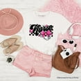 thumbnail image 1 of Nurse Floral Coquette Pink Bow T-Shirt, Retro Stethoscope Checkered Tee, 1 of 8