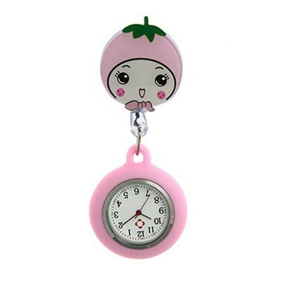 Nurse Fob Watch Clip On Pocket Watch with Retractable Design for Doctors Nurses