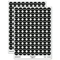 thumbnail image 1 of Nurse Fun Text 200+ Round Stickers - Black - Matte Finish - 0.50" Size, 1 of 3