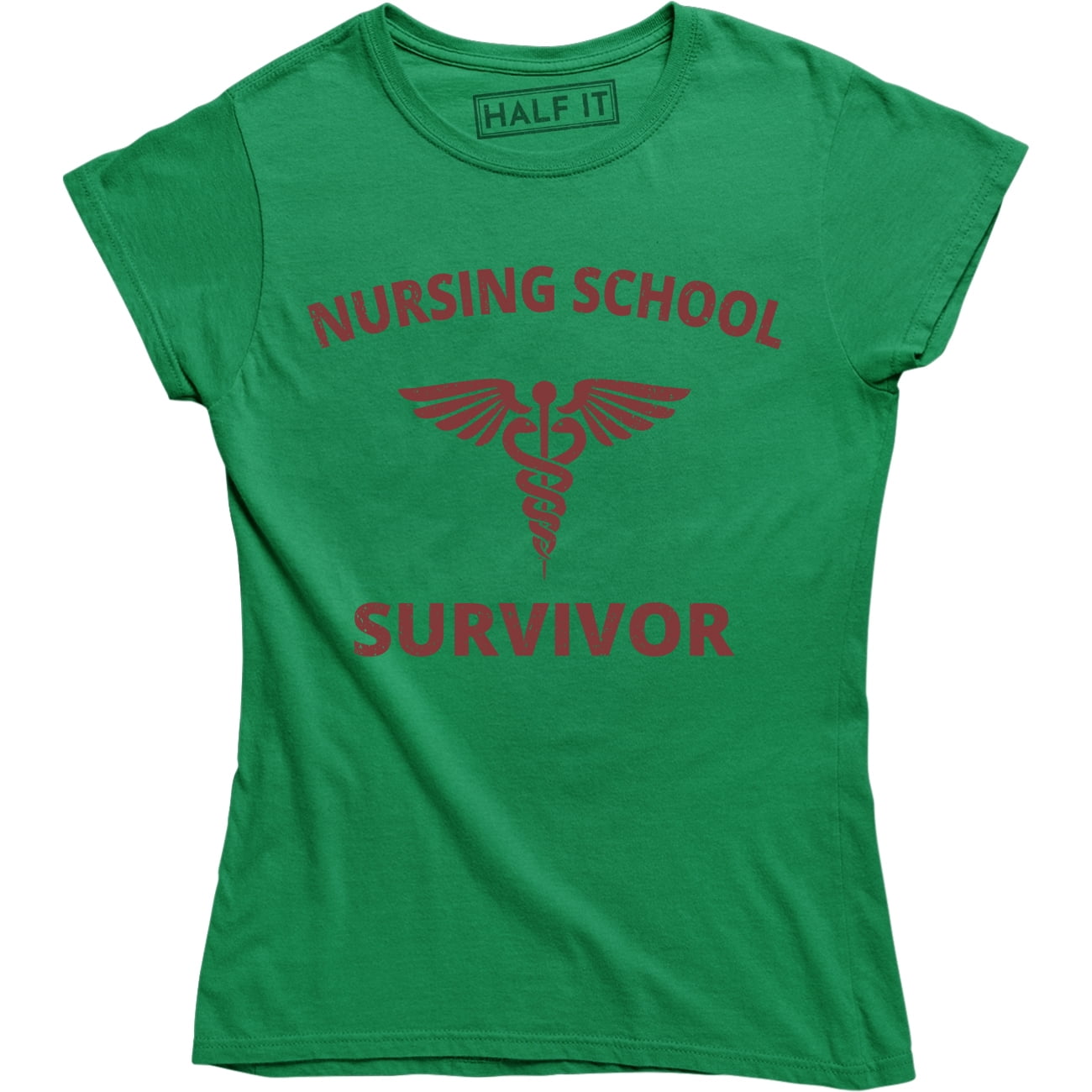 Nurse Funny Gift Nursing School Survivor Medical Graduation Tee Shirt