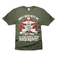 thumbnail image 1 of Nurse Funny Shirt Don't Mess With ME T-Shirt Nurse Joke Shirt Gift For Her Mom Mothers Day Mom Shirt (4X-Large Military Green), 1 of 6