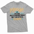thumbnail image 1 of Nurse Funny T-shirt Nurses day Multitasking Tee Shirt Gift for Wife Mom CNA RN Medical tee (Small Grey), 1 of 7