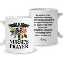 Nurse Gift Coffee Mug, Give to My Hands Skill and Tenderness, Christmas Birthday Retirement Gift for RN Woman Nurse Week Gift Graduation Gift for Nursing School Student, Ceramic 11oz