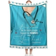 thumbnail image 1 of Nurse Gifts Blanket, 40 x 50 Inch Throw Lightweight Super Soft Cozy Blankets for Couch Bed Sofa Chair, Nurse Appreciation Gifts,Nurse Gifts for Nursing Student, 1 of 6