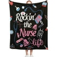 thumbnail image 1 of Nurse Gifts Blanket, 40 x 50 Inch Throw Lightweight Super Soft Cozy Blankets for Couch Bed Sofa Chair, Nurse Appreciation Gifts,Nurse Gifts for Nursing Student, 1 of 6