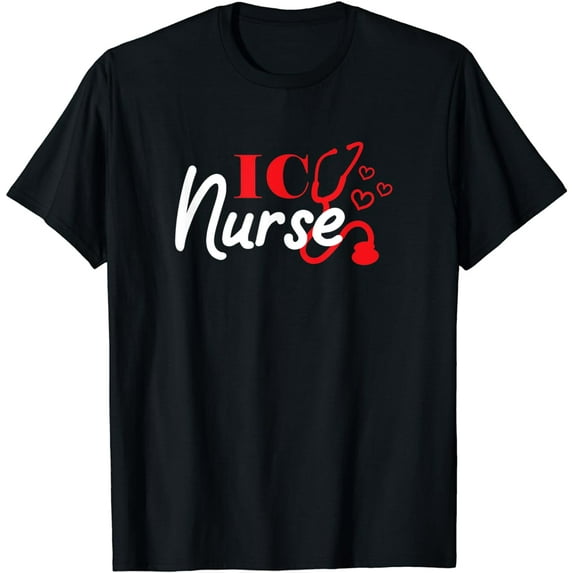 Nurse Gifts For Women ICU Funny T-Shirt