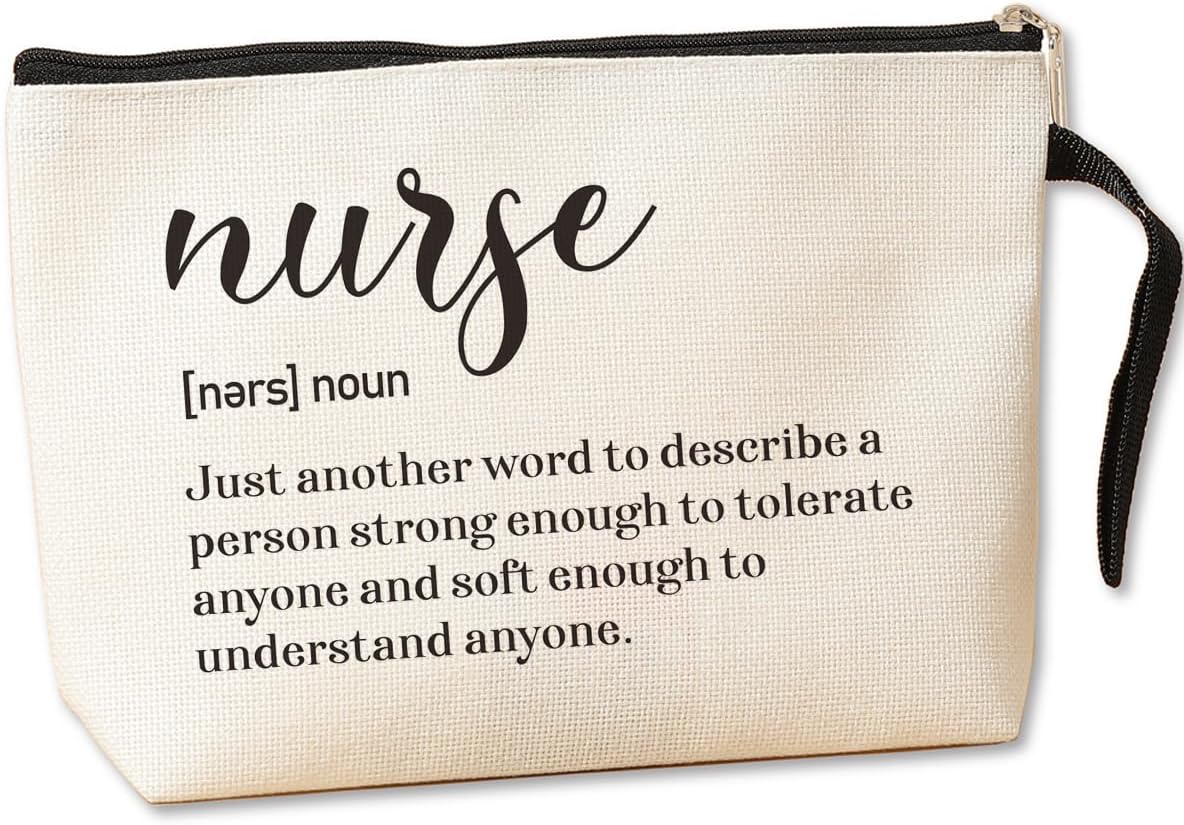 Nurse Gifts Nurse Noun Definition Nursing Cosmetic Bag Nurse
