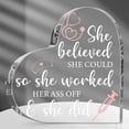 thumbnail image 1 of Nurse Gifts for RN Christmas Nurses Gifts for Women Nurses Week Gifts Nurse's Day Appreciation Gift Crystal Table Centerpieces Nursing Keepsakes Paperweight for Doctor(Heart), 1 of 6