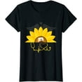 thumbnail image 1 of Nurse Gifts - Sunflower Nurses Heartbeat Nursing RN Day T-Shirt, 1 of 3
