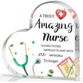thumbnail image 1 of Nurse Gifts For Women, Acrylic Heart Keepsake, Nurse Week Day Appreciation Gift For Nurse, Nurse Birthday Graduation Gift For Nursing Student, Nursing Student Gifts，Nurse Week Gift Idea, 1 of 5