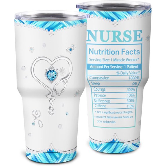 Nurse Gifts for Women,Graduation Gift for Nursing School Student,Nurse Appreciation for RN Nurses,National Nurses Day Birthday Retirement Present for Nurse Practitioner Educator Tumbler 30oz