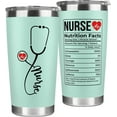 thumbnail image 1 of Nurse Gifts for Women - Nurses Week Gifts - Appreciation Gift for Nurses - Nurse Rn Lpn Practitioner Gift for Women - Retirement, Graduation Nursing Student Ideas - 20 Oz Mint Tumbler, 1 of 6