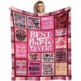 thumbnail image 1 of Nurse Gifts for Women, RN Gifts for Nurses Female, Gift for Nurses Women, Nurse Blanket for Women, Nurse Practitioner Gifts for Women, Nurse Blankets and Throws Gift 60" X 50", 1 of 6