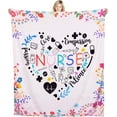 thumbnail image 1 of Nurse Gifts for Women, Soft Nurse Blanket for Female, Nurses Week Gifts, Nurse Appreciation Gifts, Nurse Graduation Gift, Nurse Blankets and Throws 60"x50"-Leopard, 1 of 6