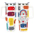 thumbnail image 1 of Nurse Gifts for Women, Nurse Tumbler 40 Oz Tumbler with Handle, Cna Gifts Nurses Week Gifts for Nurses, Rn Gifts for Nurses, Nurse Practitioner Gifts, 1 of 6