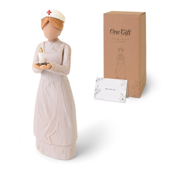Nurse Gifts for Women, Resin Nurse Angel Figurine, Retirement & Graduation Appreciation Gift for Nurses, Compassion Keepsake for Home Office
