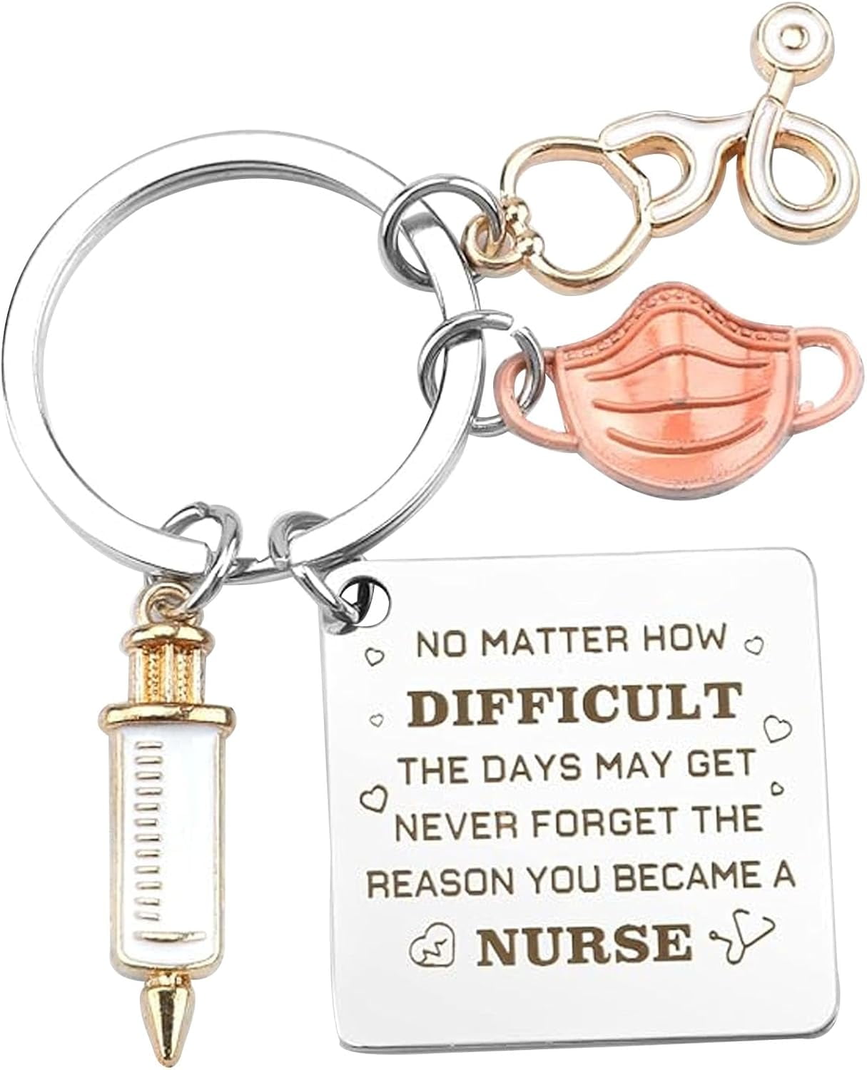 Nurse Graduation Keychain, Women Nurses Appreciation Gifts | Nurse Week ...