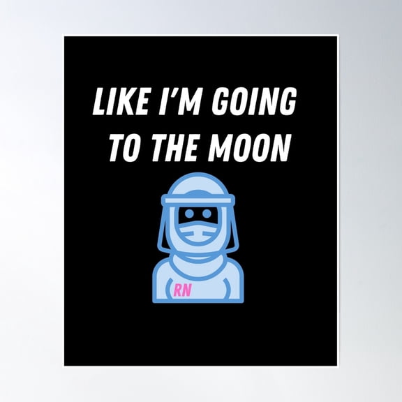 Nurse Healthcare Hero In Ppe Poster Wall Art, Modern Wall Decor, 8x12 UNFRAMED