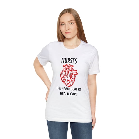 Nurse Heartbeat Frontline Worker, Nursing Grad Gift, Nurse Life Shirt