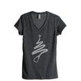 thumbnail image 1 of Nurse Holiday Spirit Women's Fashion Relaxed V-Neck T-Shirt Tee Charcoal Grey Medium, 1 of 3