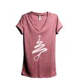 thumbnail image 1 of Nurse Holiday Spirit Women's Fashion Relaxed V-Neck T-Shirt Tee Heather Rouge Large, 1 of 3