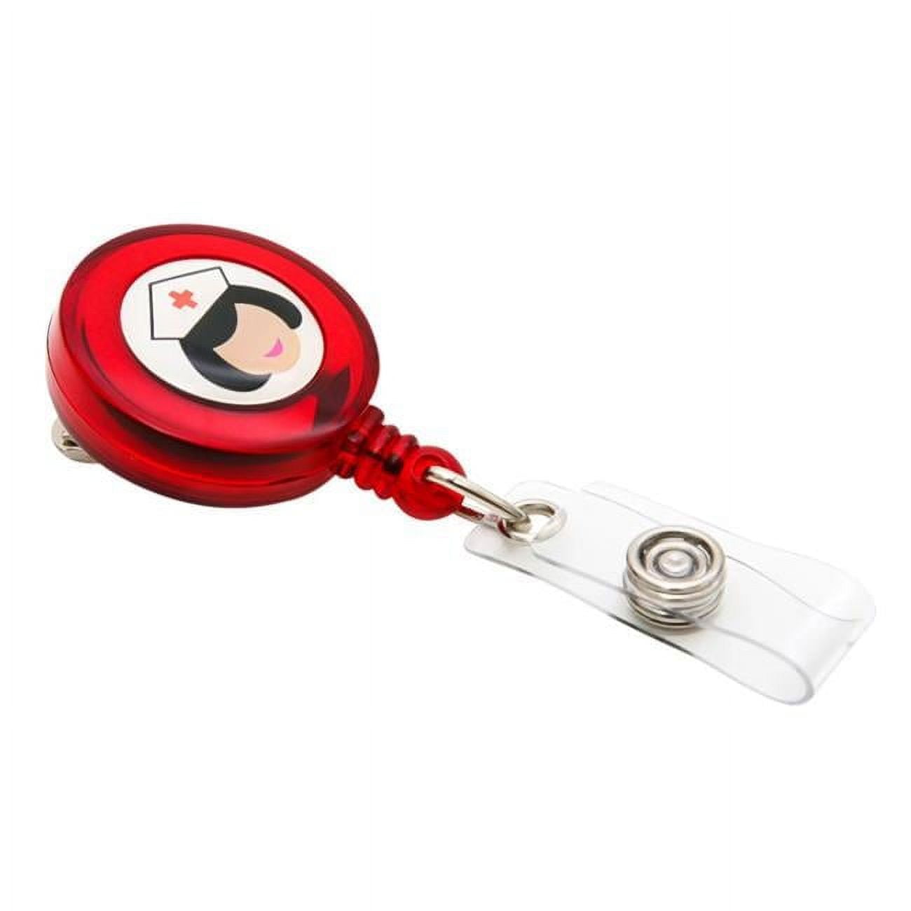 Nurse ID Badge Reels Round Belt Clip Strap ASSORTED Colors  Nurse ID Badge Reels Round Belt Clip Strap ASSORTED Colors