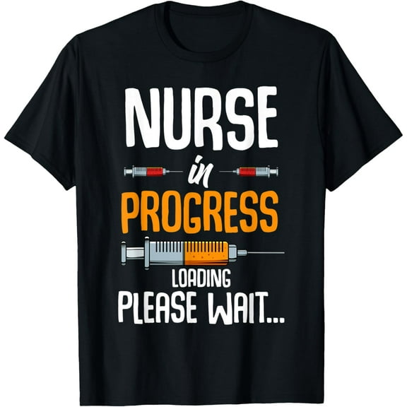 Nurse In Progress Funny Nursing School Graduation Quotes T-Shirt