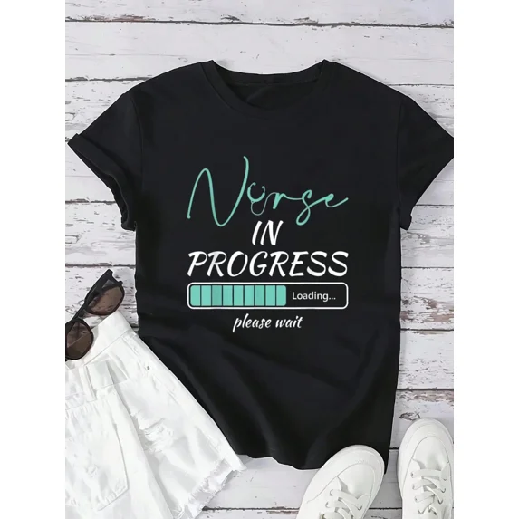 Pprogres Nurse In Progress Loading Please Wait Graphic Funny Nursing Student ...