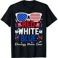 thumbnail image 1 of Nurse July 4th Red White Blue Oncology Nurse Crew Patriotic T-Shirt, 1 of 4
