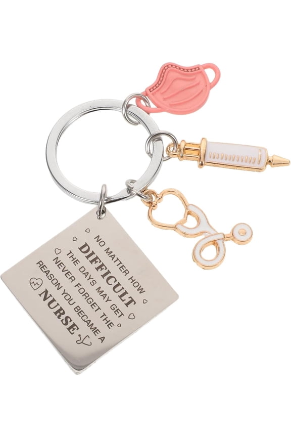 Nurse Keychain for Nursing Students and Medical Assistants Nurses Week Appreciation Charm Graduation and Birthday Present for Female Healthcare Professionals