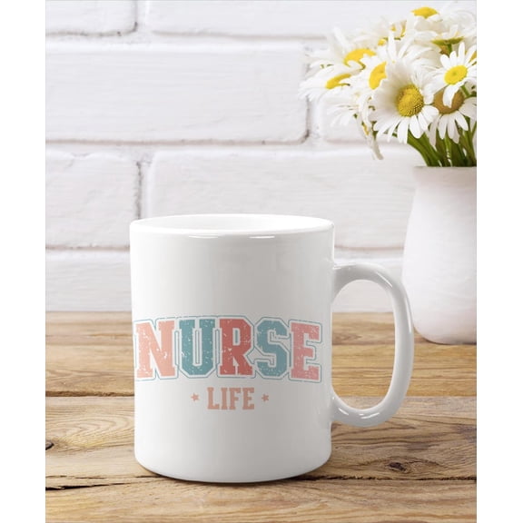 Nurse L1ife Mug Nurse Gift Nursing School Graduation Gift Registered Nurse Custom Mug Nurse Appreciation Mothers Day GifH1Ristmas Gift