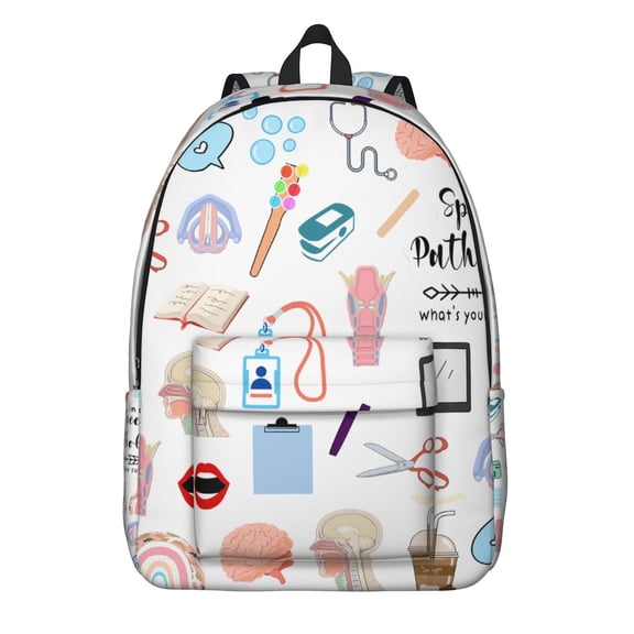 Nurse Life Backpack, Cute Nurse Aesthetic School Bag, Saving Lives Every Day Design, Funny Future Nurse Travel Daypack, Nursing Student Backpack