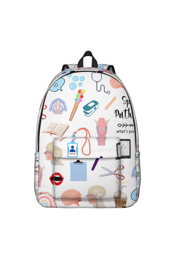 Nurse Life Backpack, Cute Nurse Aesthetic School Bag, Saving Lives Every Day Design, Funny Future Nurse Travel Daypack, Nursing Student Backpack