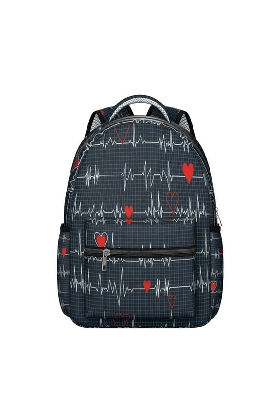Nurse Life Backpack - Lightweight Waterproof Bookbag for Teens & College Students, Breathable & Stylish for Future Nurses, Funny & Cute Nurse Aesthetic